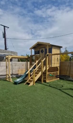 touchwood playhouse with slide